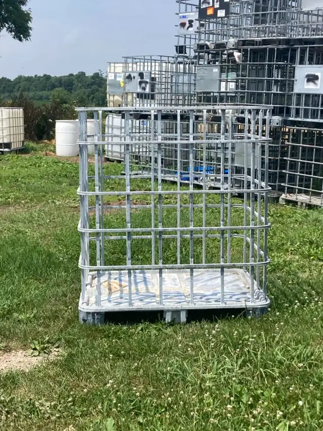 Firewood, cages, galvanized, steel cages