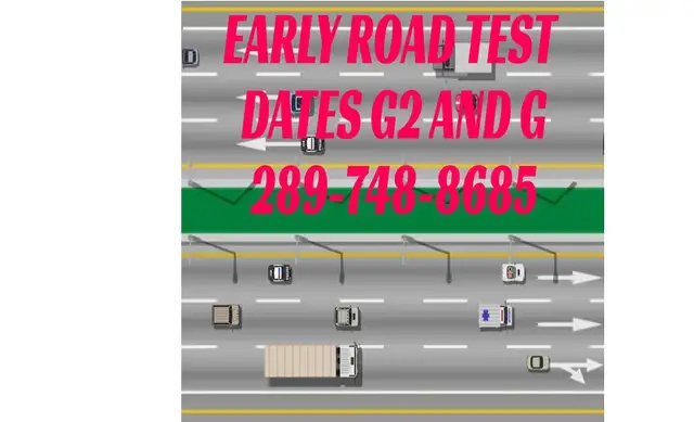 ASAP ROAD TEST EARLY BOOKING G2-G, DRIVE LESSONS