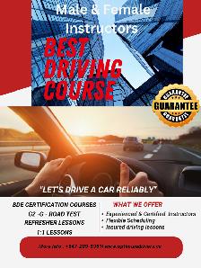 G2 & G Driving Lessons – MTO Certified Instructors