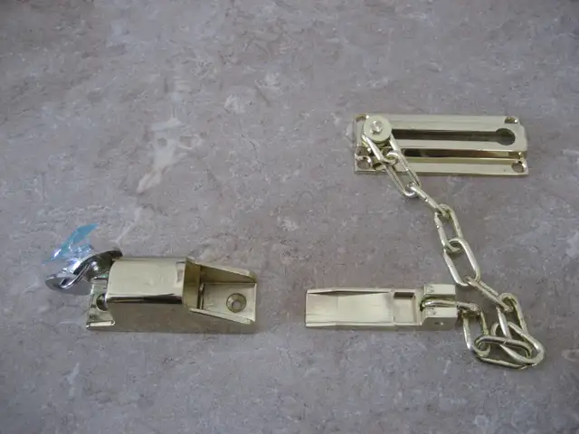 Keyed Chain Door Lock - Photo 2