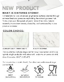 New Product - Sintered Stone Vanity Countertop - Photo 5