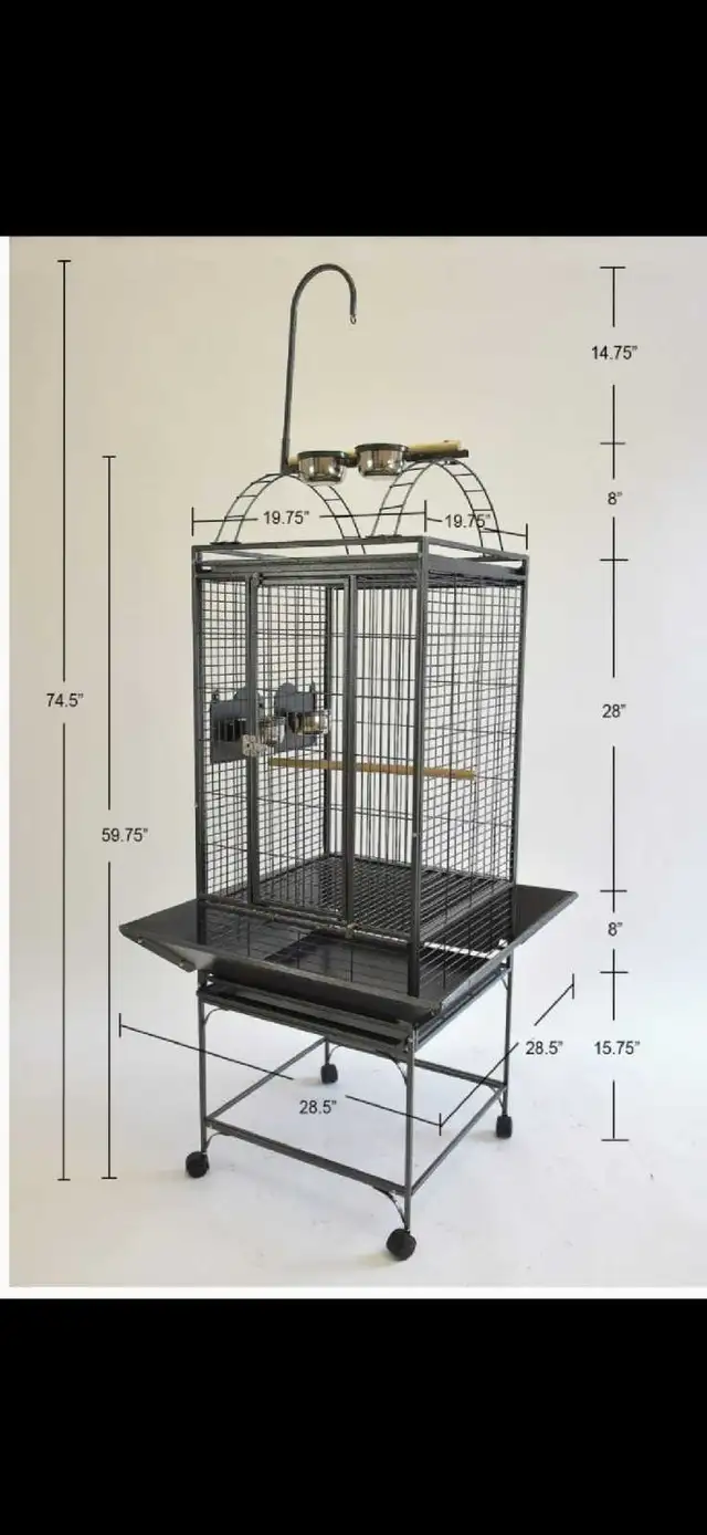 BNIB Parrot Playtop Bird Cage