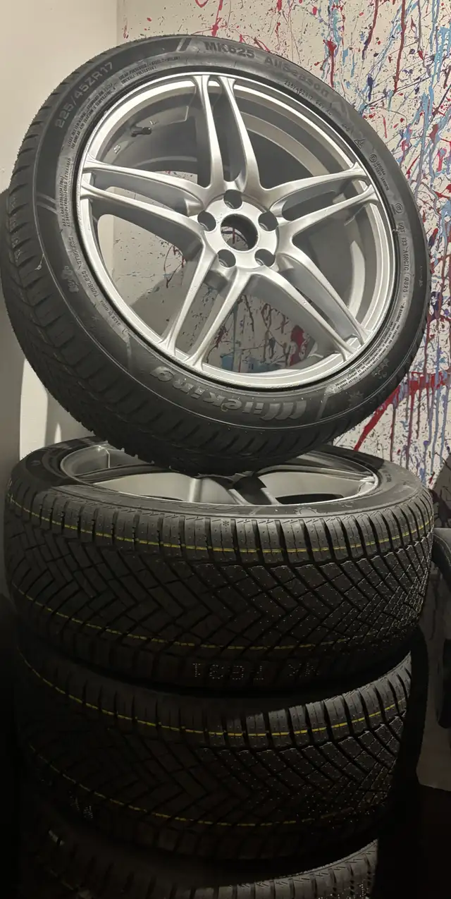 5x100 with all new season tires
