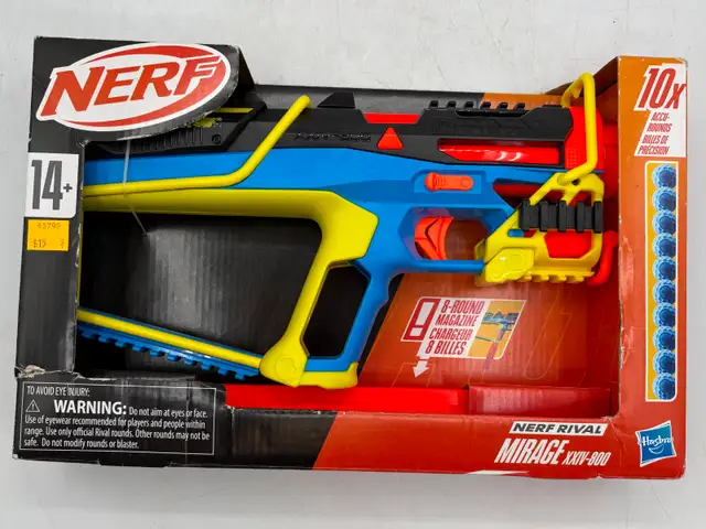 NERF Rival: Mirage XXIV-800 with Accu-Rounds NEW & UNOPENED
