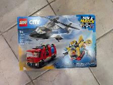 Lego City 60462 Helicopter Fire Truck & Submarine Remix 874PCS