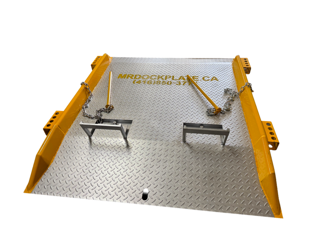 15,000 LBS Heavy Duty Steel Dock Boards Dock Ramps Dock Plates - Photo 5