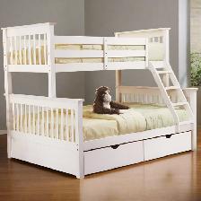 Vancouver – Solid Pine Bunk & Loft Beds with Stairs | Grey Bunks