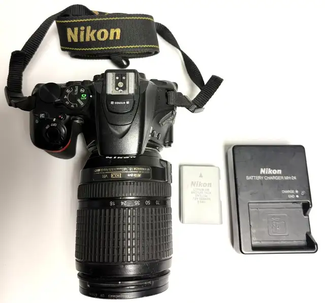 Nikon D5500 DSLR 24.2 MP Wi-Fi Camera Nikon 18-140 mm Zoom Lens