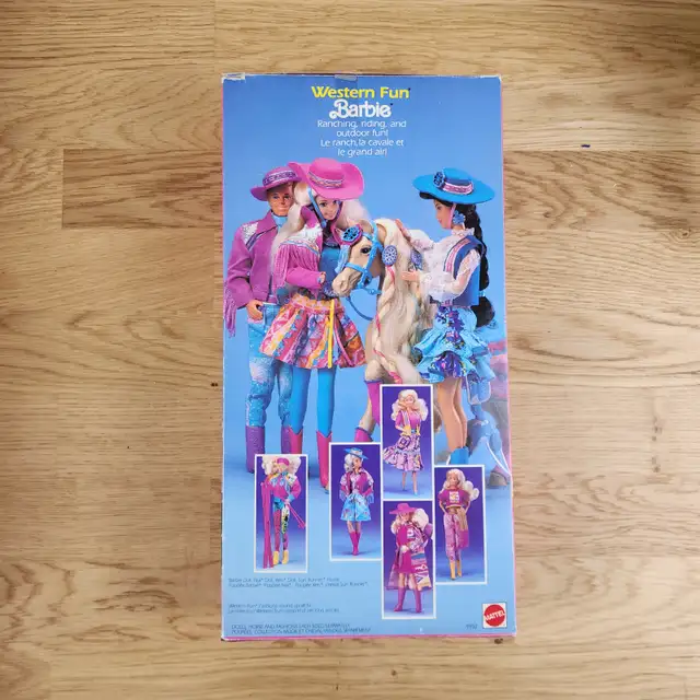 1989 Western Fun Barbie Doll in Box - Photo 2