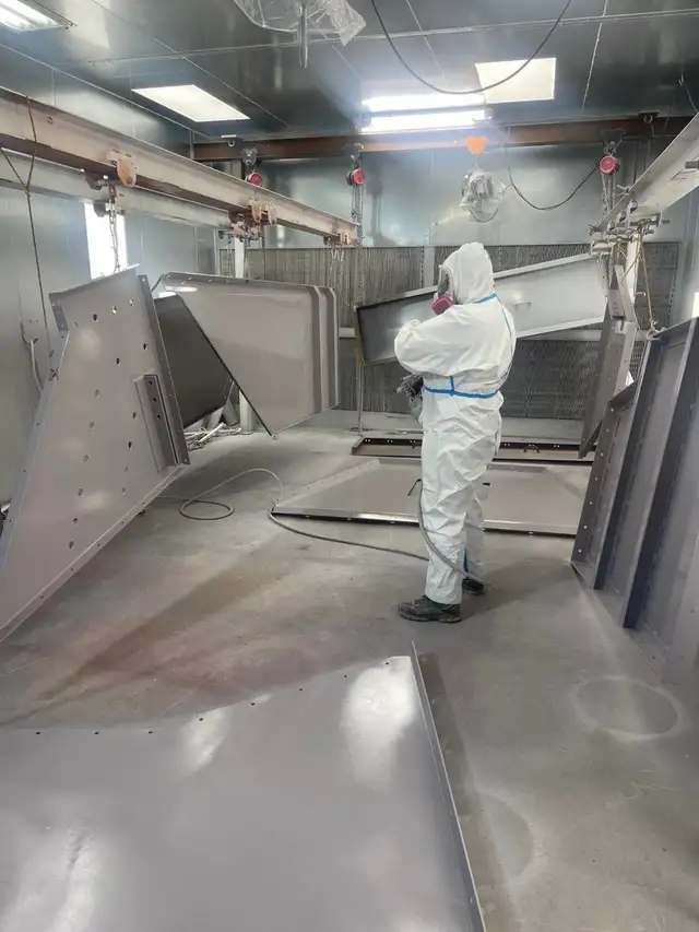 Service de sablage au jet et peinture industriel - Photo 3