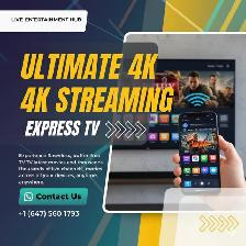 ENJOY THE BEST 4K QUALITY TV