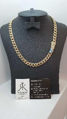 14k yellow gold chain # 362_1
