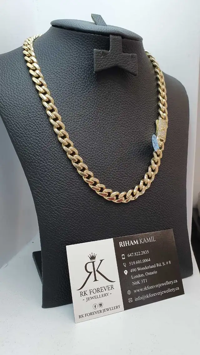 14k yellow gold chain # 362_1 - Photo 3