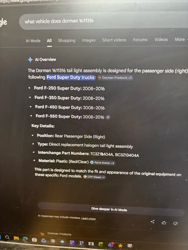 rear tail light - Photo 2