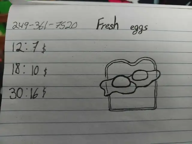 fresh eggs