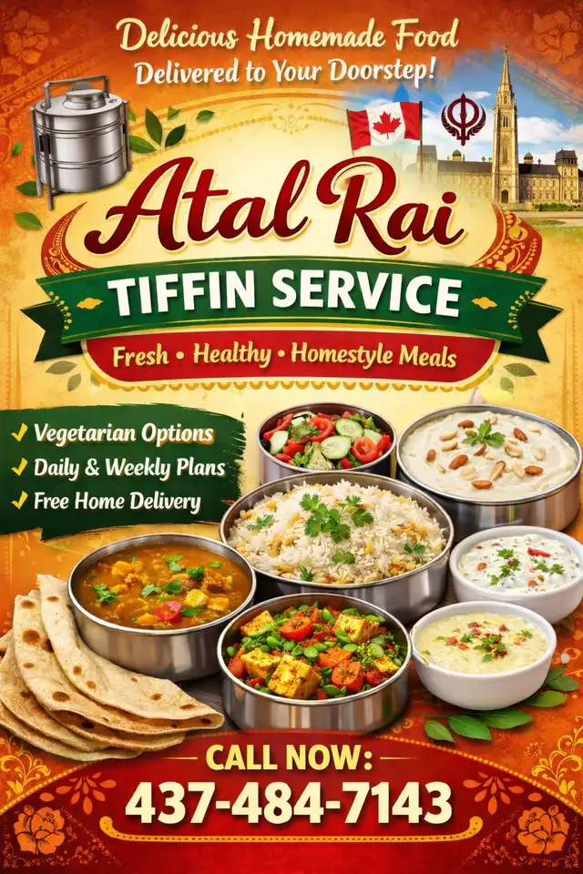 Veg Tiffin Service – Homemade Indian Food