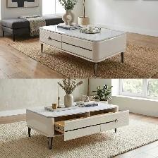 Nova Coffee Table White Gloss At Clearance