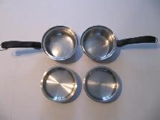 CookOMatic 2pcLot 3Ply 20-10 Surgical StainlessSteel Sauce Pans - Photo 3
