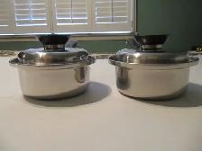 CookOMatic 2pcLot 3Ply 20-10 Surgical StainlessSteel Sauce Pans - Photo 8