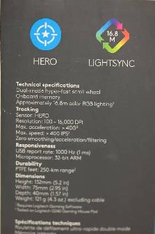 Gaming Mouse Logitech G502 HERO Wired Gaming Mouse NEW - Photo 6