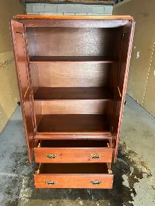 Free delivery used Wooden Armoire with Drawers