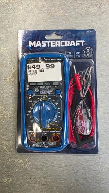 Mastercraft Manual Digital Multimeter - BRAND NEW