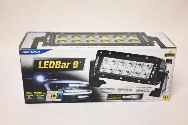 Light Bar for Vehicle LED Light Bar 9' Alpena open box Brand New - Photo 2