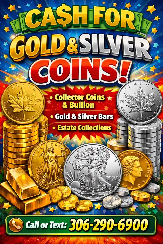 GOLD & SILVER COINS WANTED