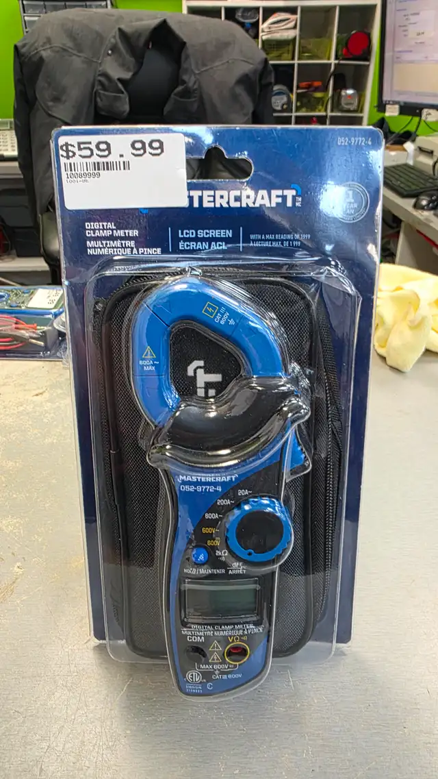 Mastercraft Digital Clamp Multimeter - BRAND NEW