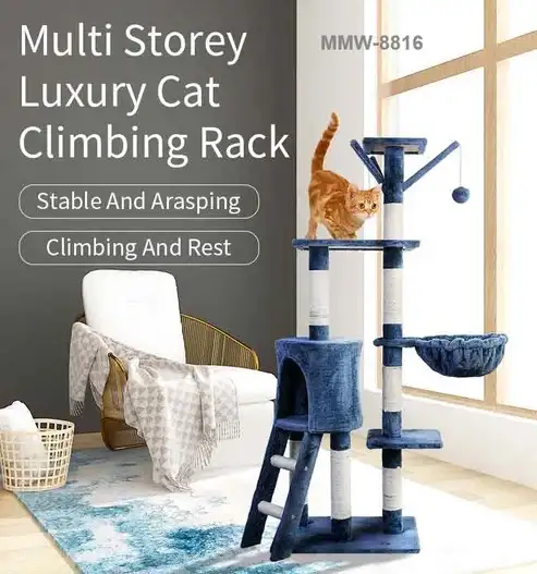 Brand New MMW 5 Levels Large Cat Tree Special $49 - Photo 4
