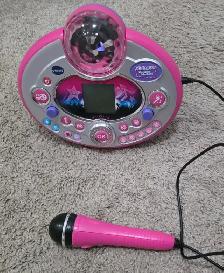 Singalong Microphone with stand and music buttons
