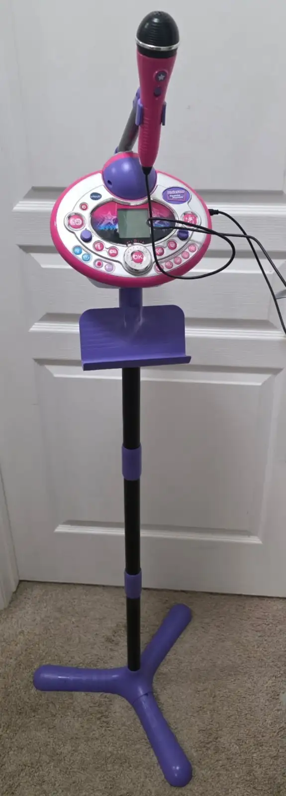 Singalong Microphone with stand and music buttons - Photo 2