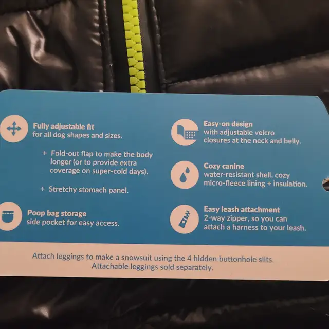 Brand New Adjustable Puffer Coat Size L - Photo 3