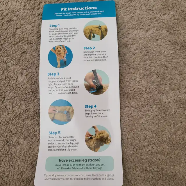 Brand New Walkee Paws for $85.00 Size L never used.100% WATERPRO - Photo 3