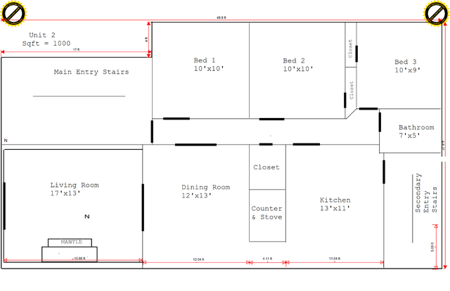 Uptown 3 Bedroom Renovated - Parking Wifi Laundry Dishwasher inc - Photo 9