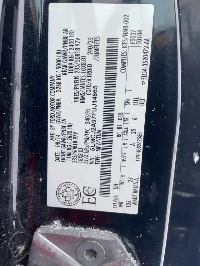 2015 Lincoln MKC - Photo 15