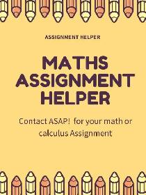 Math Assignment Helper at Affordable Rates