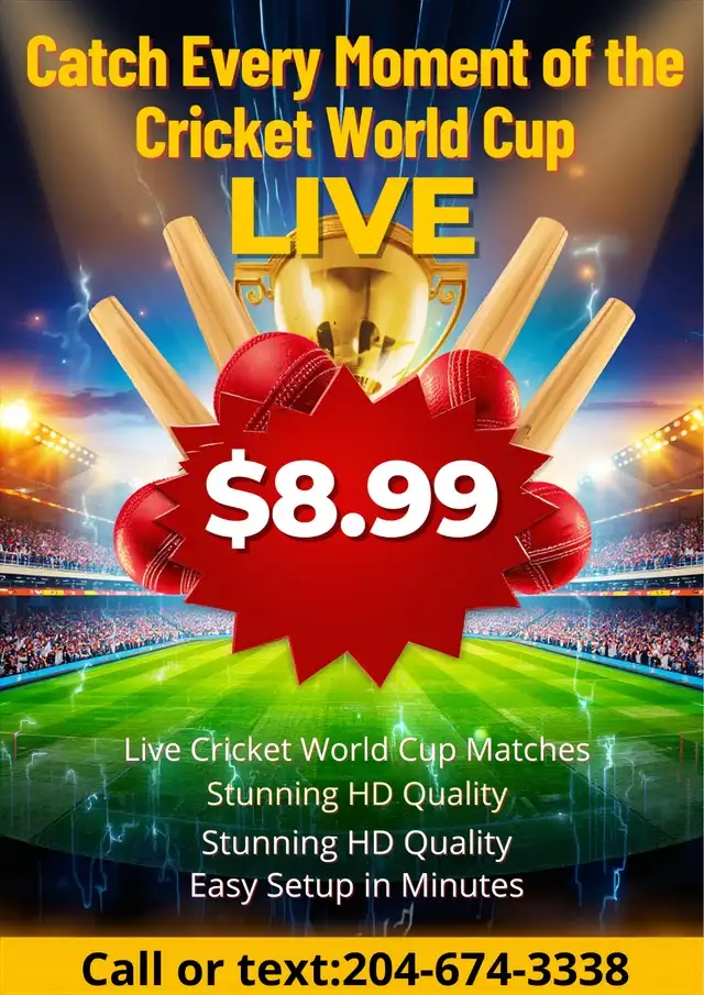 CRICKET WORLD CUP LIVE – FEEL EVERY THRILL FOR JUST $8.99!