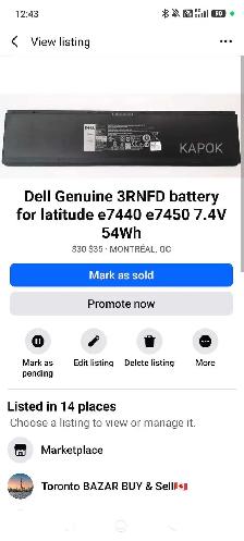 New Laptop batteries HP Mac Asus Dell! $25 each