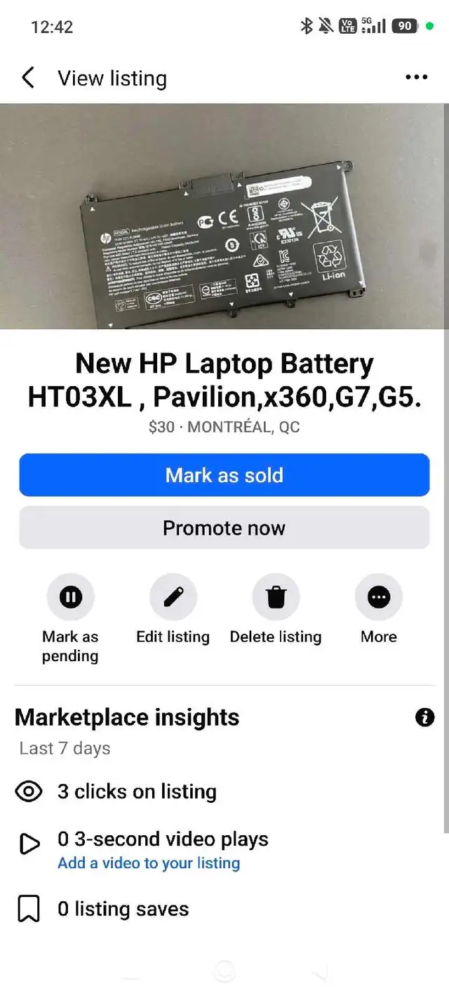 New Laptop batteries HP Mac Asus Dell! $25 each - Photo 6