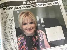 Award-winning piano teacher