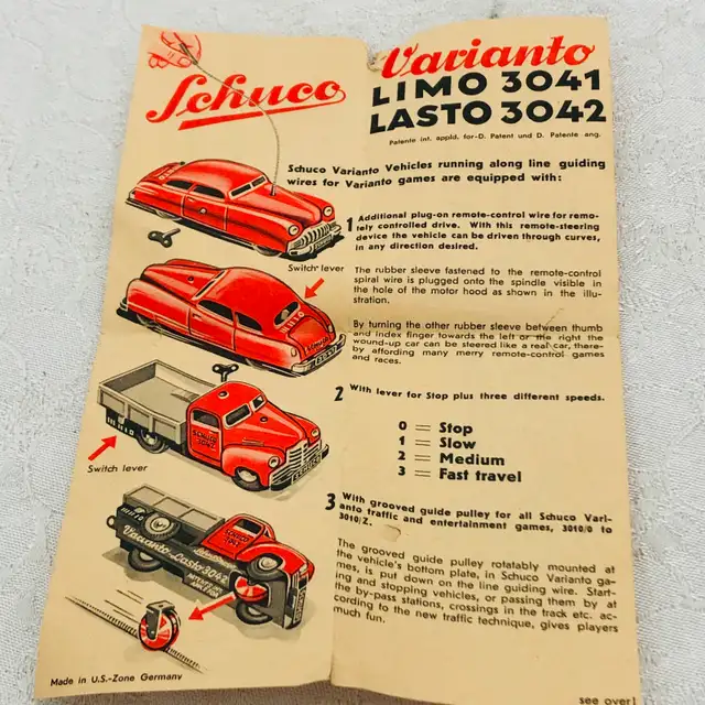 1950's Schuco Varianto Set #3010C in Original Box, West Germany - Photo 9