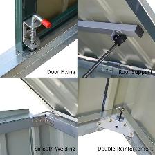 Relyard 6x3 Metal Garbage Shed Outdoor Storage - Photo 7