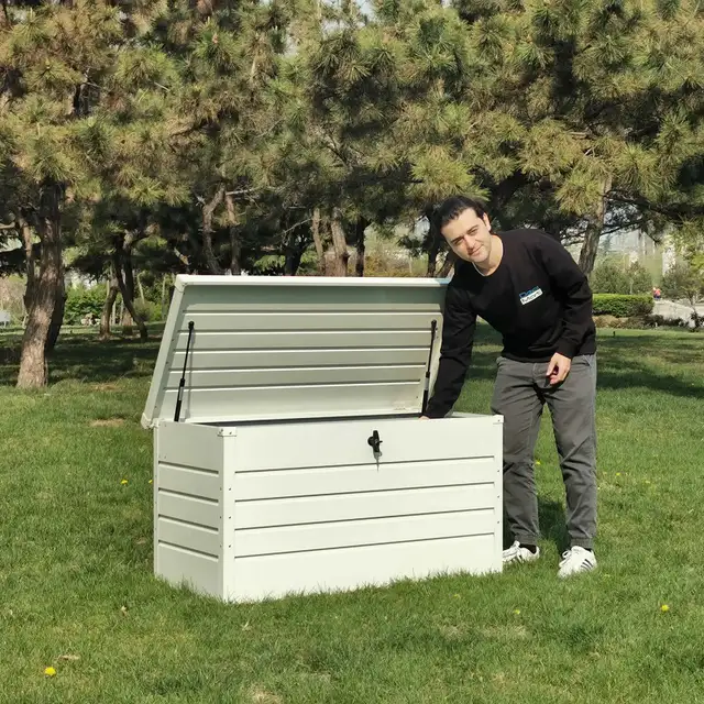 Relyard 350l (77gal)/600l (132gal) Metal Patio Deck Box