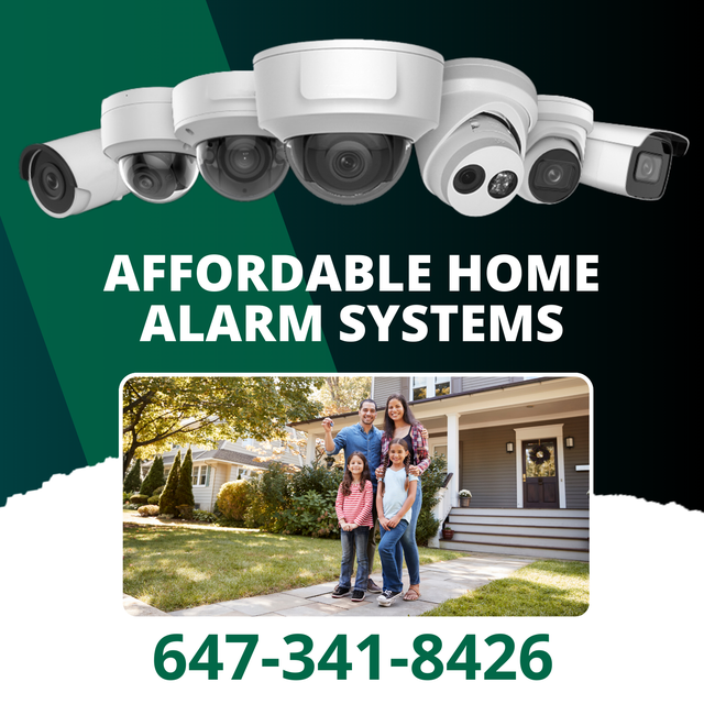 Professional 4K Security Cameras & Alarm Package