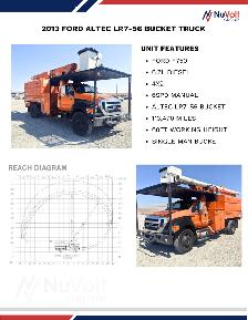 2013 Ford F750 Altec LR7-56 Bucket Truck