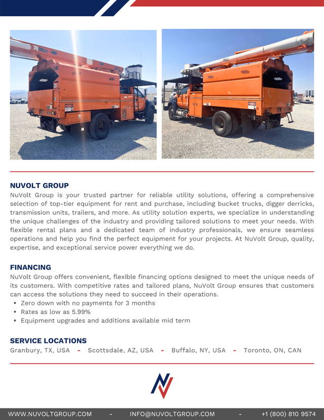 2013 Ford F750 Altec LR7-56 Bucket Truck - Photo 2