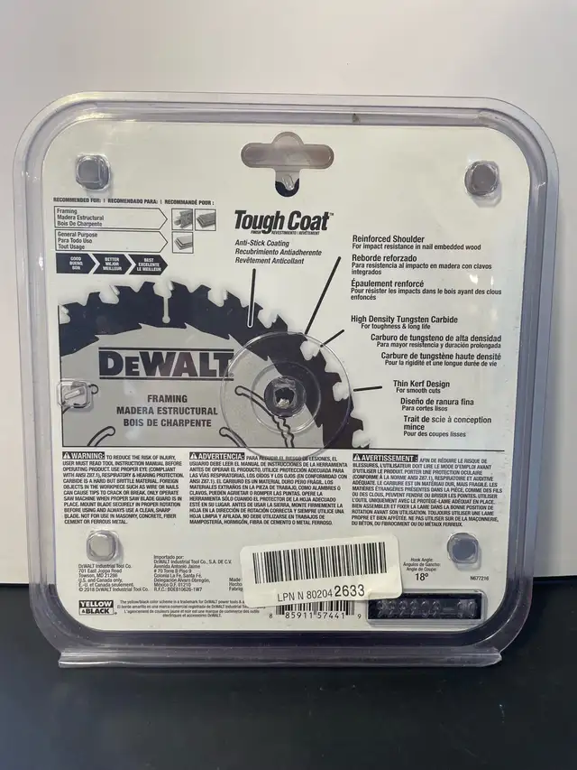 DEWALT HIGH PERFORMANCE DIAMOND SAW BLADE DWA161218 - Photo 2