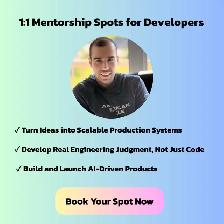 1:1 Mentorship for Full-Stack & AI Developers