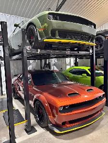 New CAEL 4-Post Parking Storage Lift 9k/10k Capacity – Certified